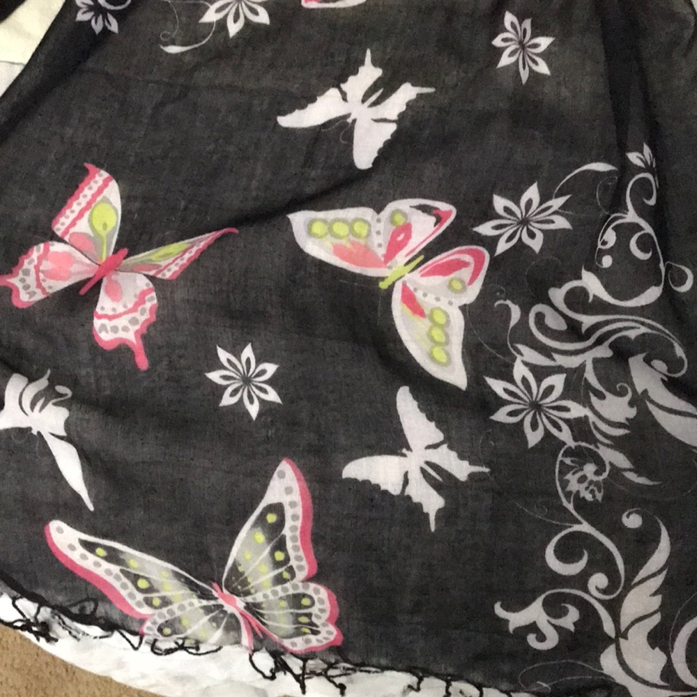 Butterfly scarf